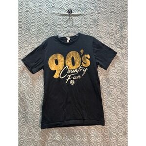 Cole Swindell 90s Country Fan Black T Shirt Live Tour Concert Merch Size M